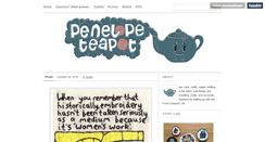 Desktop Screenshot of penelopeteapot.tumblr.com