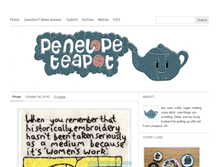 Tablet Screenshot of penelopeteapot.tumblr.com