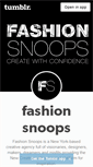 Mobile Screenshot of fashionsnoops.tumblr.com