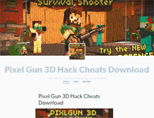 Tablet Screenshot of pixelgun3d.tumblr.com