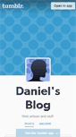 Mobile Screenshot of danielbamfordblog.tumblr.com