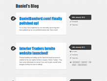 Tablet Screenshot of danielbamfordblog.tumblr.com