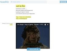 Tablet Screenshot of catinfire.tumblr.com