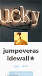 Mobile Screenshot of jumpoverasidewall.tumblr.com