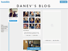 Tablet Screenshot of danev.tumblr.com