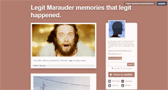 Desktop Screenshot of hipstermaraudermemories.tumblr.com