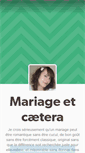 Mobile Screenshot of mariage-etc.tumblr.com