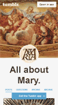 Mobile Screenshot of allaboutmary.tumblr.com