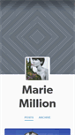 Mobile Screenshot of mariemillion.tumblr.com