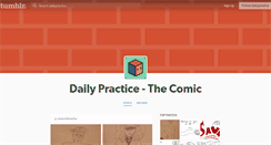 Desktop Screenshot of dailypractice.tumblr.com