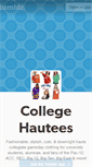 Mobile Screenshot of collegehautees.tumblr.com