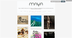 Desktop Screenshot of maya-swimwear.tumblr.com
