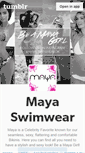 Mobile Screenshot of maya-swimwear.tumblr.com