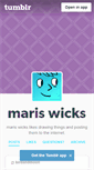 Mobile Screenshot of mariswicks.tumblr.com