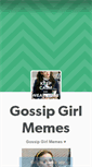 Mobile Screenshot of gossipgirlmemes.tumblr.com