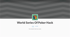 Desktop Screenshot of pokerbonuslist.tumblr.com