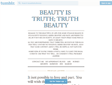 Tablet Screenshot of beautifultruthiness.tumblr.com