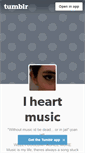 Mobile Screenshot of musiciswhatiadore.tumblr.com