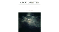 Desktop Screenshot of crowgreeter.tumblr.com