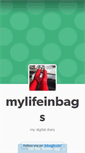 Mobile Screenshot of mylifeinabag.tumblr.com