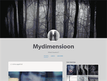 Tablet Screenshot of mydimension.tumblr.com