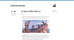 Desktop Screenshot of colethehuman.tumblr.com