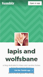 Mobile Screenshot of lapisandwolfsbane.tumblr.com