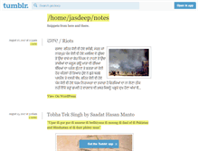 Tablet Screenshot of jasdeep.tumblr.com