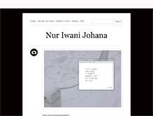 Tablet Screenshot of iwanijohana.tumblr.com