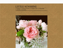 Tablet Screenshot of littlesunshine.tumblr.com