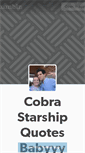 Mobile Screenshot of cobraquotes.tumblr.com