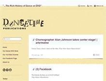 Tablet Screenshot of dancetimepublications.tumblr.com