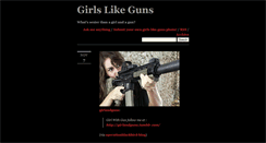 Desktop Screenshot of girlslikeguns.tumblr.com