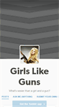 Mobile Screenshot of girlslikeguns.tumblr.com