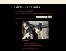 Tablet Screenshot of girlslikeguns.tumblr.com