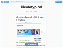 Tablet Screenshot of lifeofatypical-teen.tumblr.com