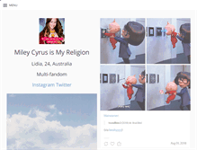 Tablet Screenshot of mileycyrusismyreligion.tumblr.com