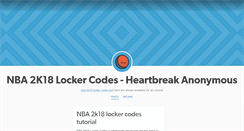 Desktop Screenshot of heartbreakanonymous.tumblr.com