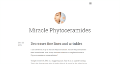 Desktop Screenshot of miraclephytoceramidesblr.tumblr.com