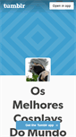 Mobile Screenshot of os-melhores-cosplays.tumblr.com