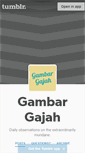 Mobile Screenshot of gambargajah.tumblr.com