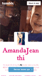 Mobile Screenshot of amandajeanthi.tumblr.com