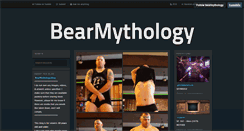 Desktop Screenshot of bearmythology.tumblr.com