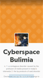 Mobile Screenshot of cyberspacebulimia.tumblr.com