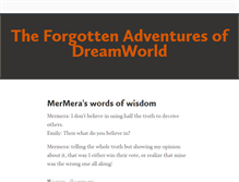 Tablet Screenshot of forgottendreamworld.tumblr.com