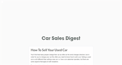 Desktop Screenshot of directory.carsalesdigest.tumblr.com