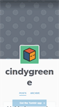 Mobile Screenshot of cindygreene.tumblr.com