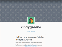 Tablet Screenshot of cindygreene.tumblr.com