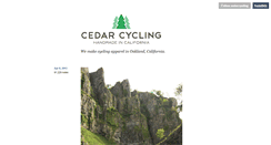 Desktop Screenshot of cedarcycling.tumblr.com