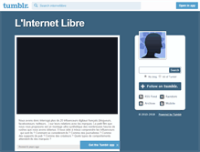 Tablet Screenshot of internetlibre.tumblr.com